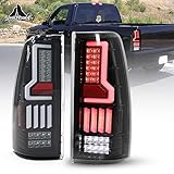 WOLFSTORM LED Tail Lights for 1999-2006 Chevy Silverado and 1999-2002 GMC Sierra, Tail Lights Assemb