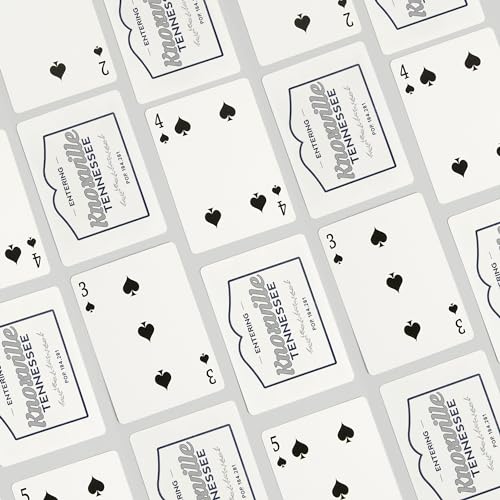 Baraja de Póker Knoxville Tennessee Azul 52 Cartas miniatura 4