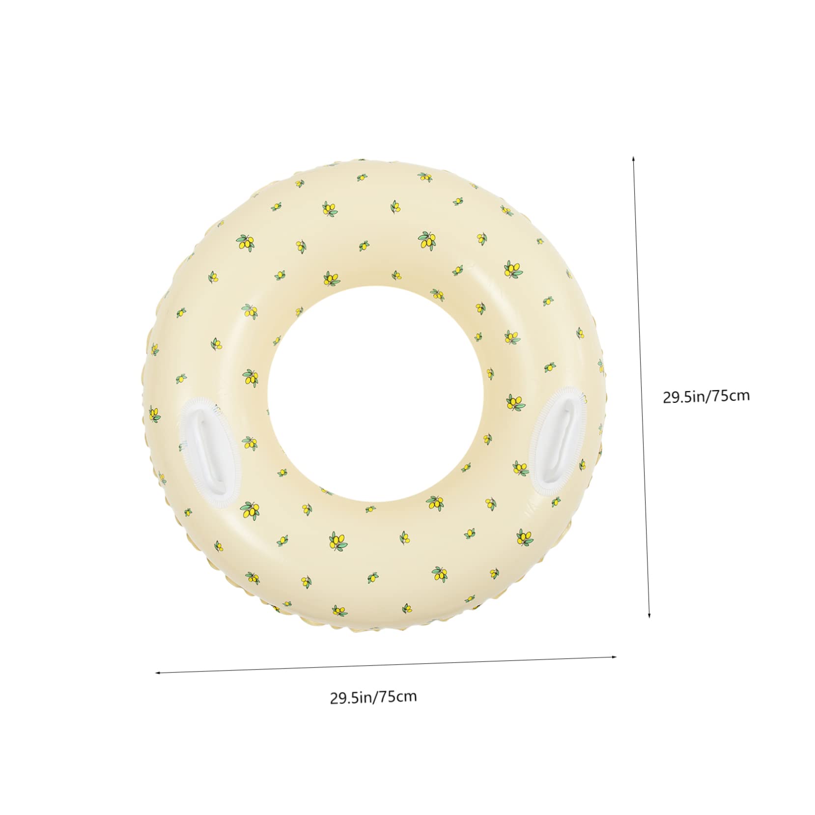 Kisangel Inflatable Swimming Ring Thicken PVC Pool Float Ring Beach Toys for Boys and Girls Swim Safety