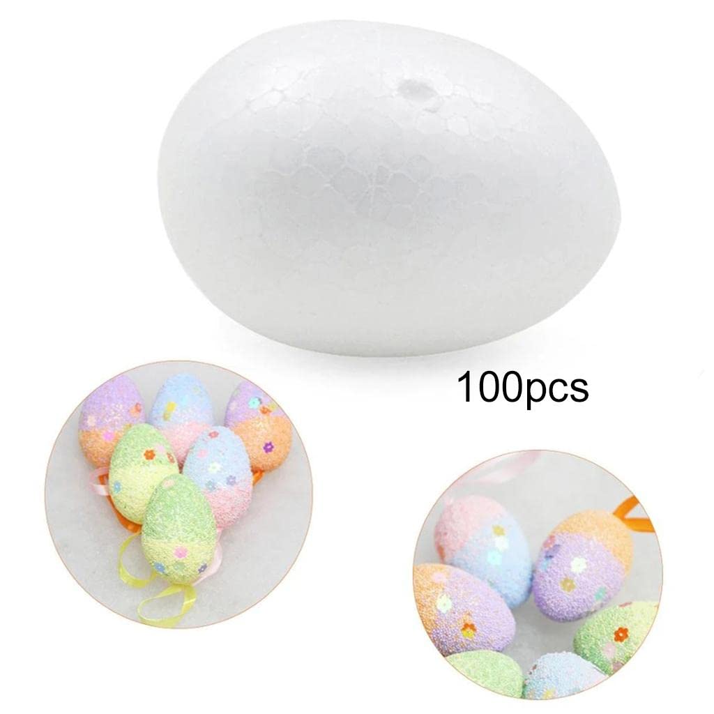 Œufs en mousse Œufs en polystyrène Œufs de Pâques non peints Faux œufs Œufs en mousse Œufs en polystyrène Œufs de Pâques non peints Faux œufs