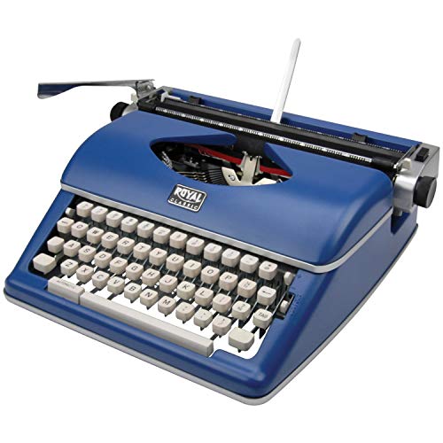 Machine à écrire manuelle Royal Exclusive 79106B bleu classique - 5
