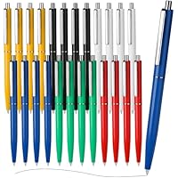 MOTIBACK Bolígrafos Metalicos 12 Unidades - Boligrafo Negro