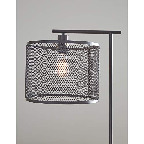 Signature Design By Ashley - Nolden Metal Floor Lamp - Metal Shade - Modern Urban - Bronze Finish, 61"H #TOP3