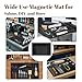 Adevar Magnetic Barber Mat for Clippers,Barber Station Organizer Mat for Beauty Tools,Professional Non-Slip Matt