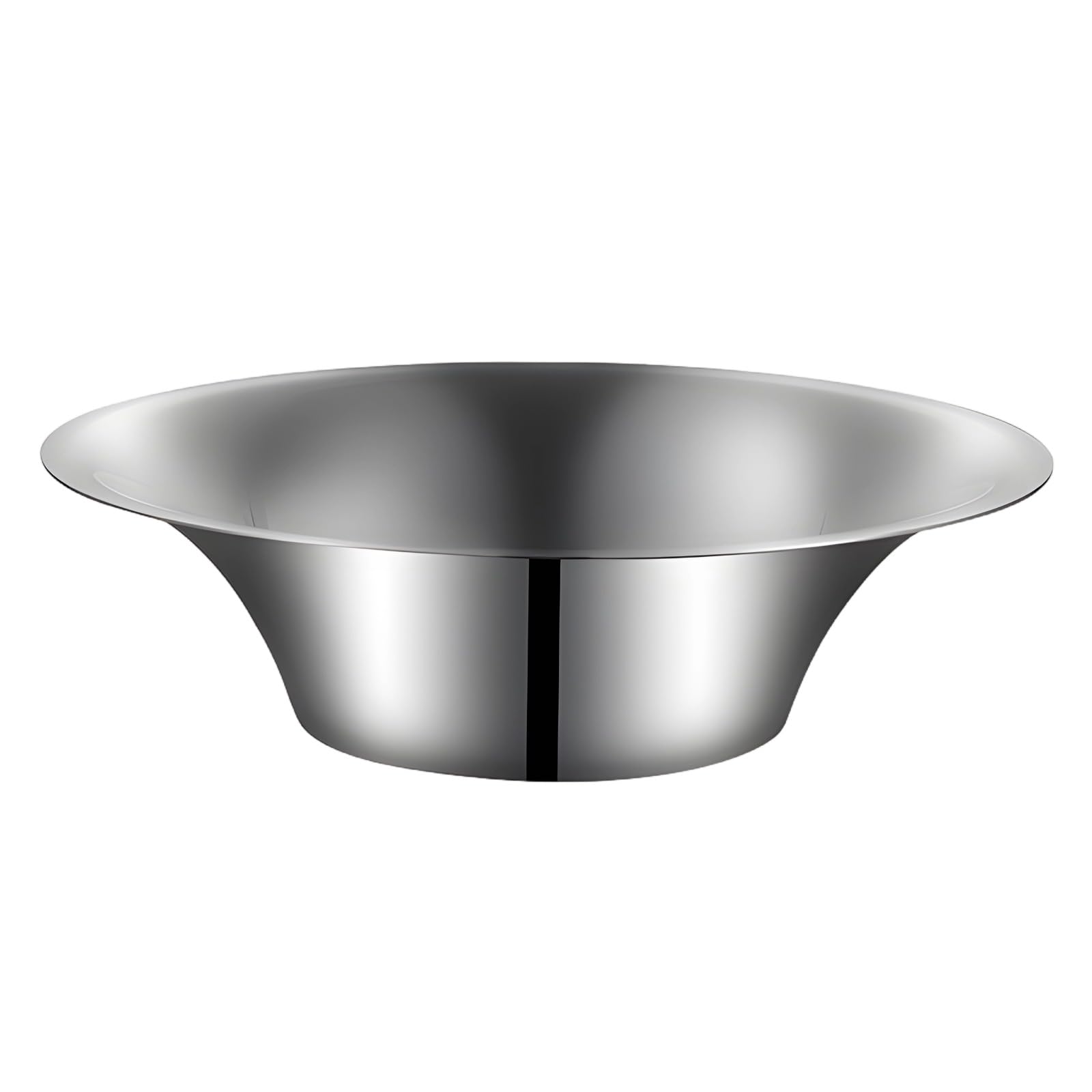 Edelstahlschüssel 304, 8,7 x 4,7 Zoll / 22 x 12 cm, Obstsalatschüssel, Mischschüssel für die Großküche, verdickte Snackschüssel, 22 cm