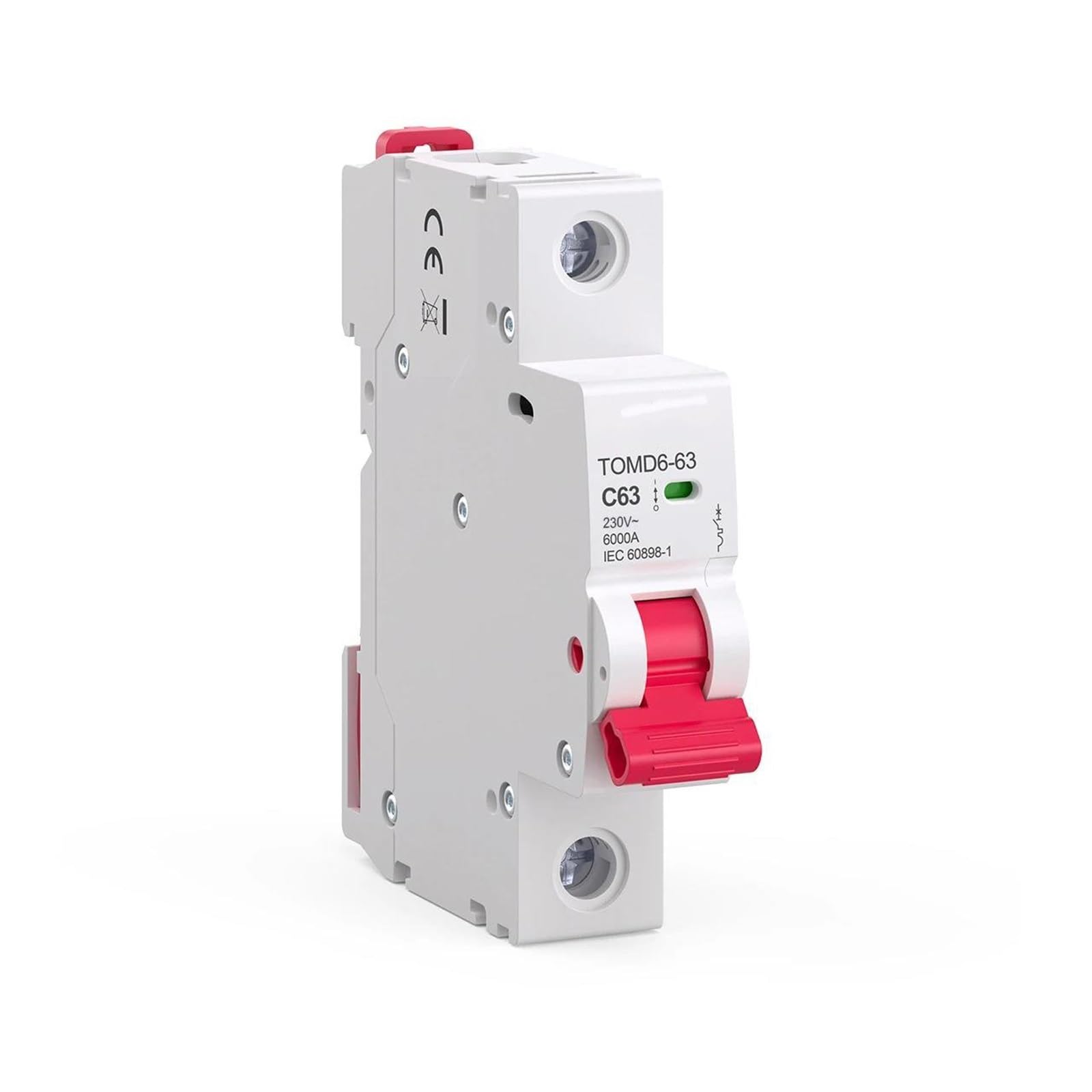 Interruttore automatico in miniatura 1P 6A 10A 16A 25A 32A 40A 50A 63A 6KA 230V 50/60HZ Interruttore automatico MCB(63A)