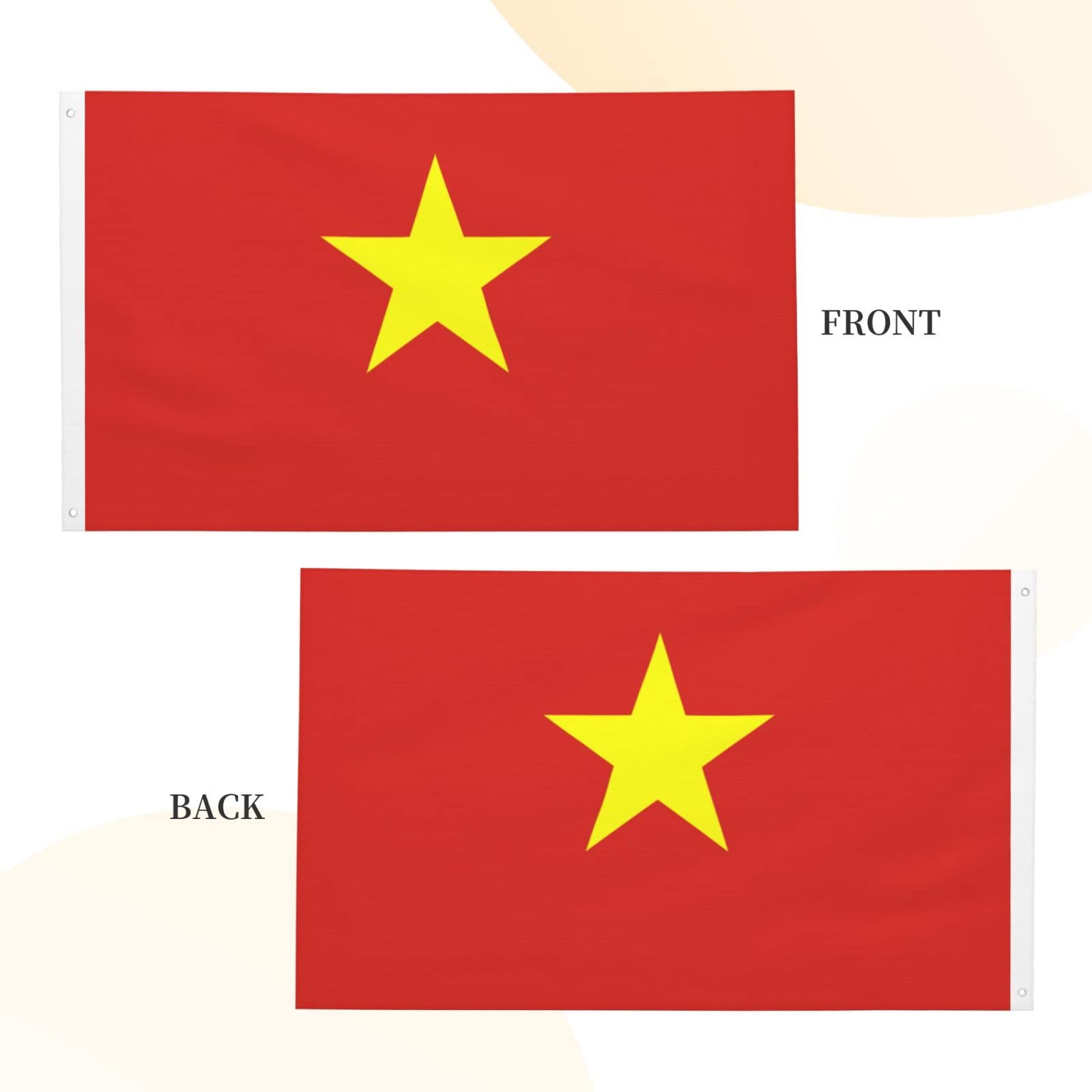 Drapeau Doigt D'Honneur 90x150cm - Polyester Avec Œillets - Double Couture