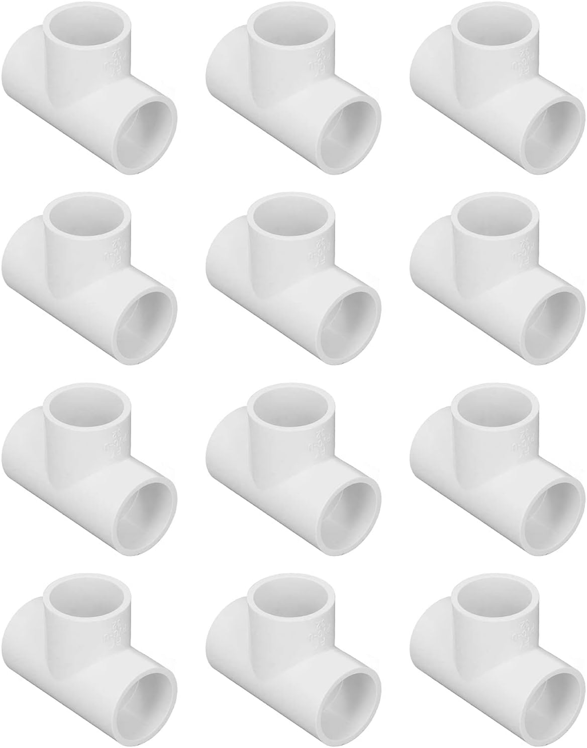 10Pack 3 Way Tee PVC Pipe Fittings Connector PVC Corner Fittings Elbow