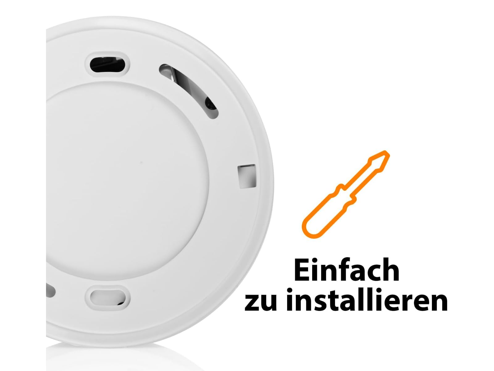 Smartwares Detector de Humo Juego de 4 con fijación magnético, 85dB Sirena para Seguro Fuego Alarma