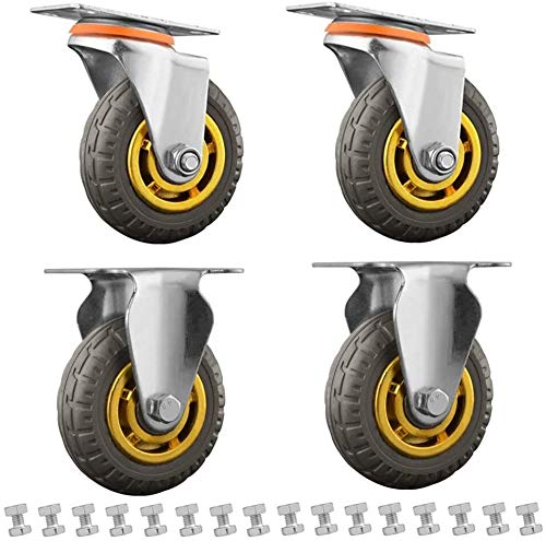 Roulettes pivotantes pour établi de bricolage et déplacement de meubles lourds