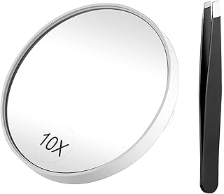 Espejo de maquillaje de viaje 10X/20X, espejo...