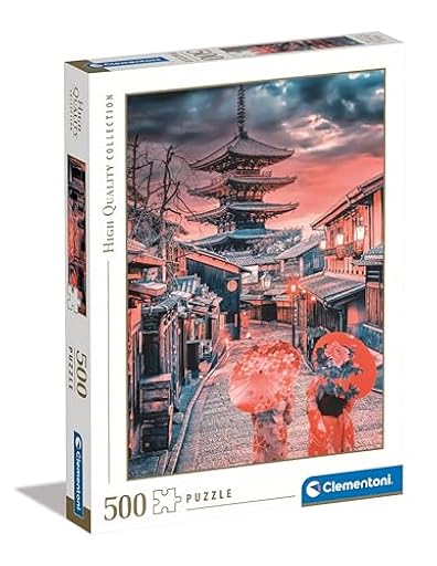 Clementoni Puzzle Collection Evening In Kyoto - Puzzle De 500 Piezas para Adultos, Rompecabezas Adultos, Entretenimento, 35525 | Ya disponible en tu tienda friki favorita! En mundofriki.es!