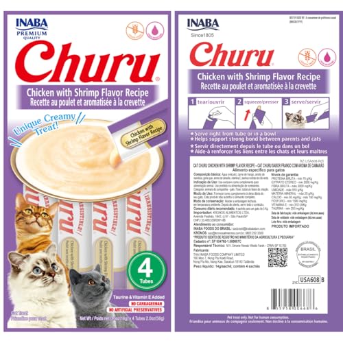 Churu Petisco para Gatos sabores sortidos 6 pacotes