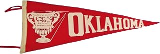 Vintage Authentic Oklahoma Sooners 1949 Sugar Bowl 30" Pennant