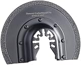 AGT Professional Sägeblatt Multitool: Diamantbesch. Rundsägeblatt für Multitools, 87 mm, Schnellspannung (Multitool Zubehör)