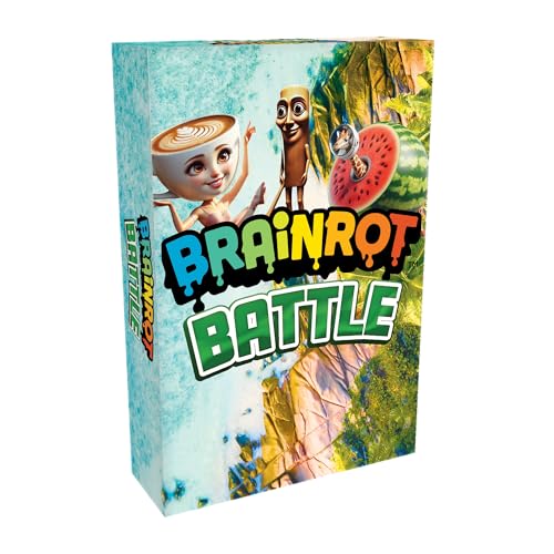 NECA Brainrot Factory Officially Licensed Brainrot Battle Card Game, Fast-Paced Party Game for Kids & Adults, 2–6 Players