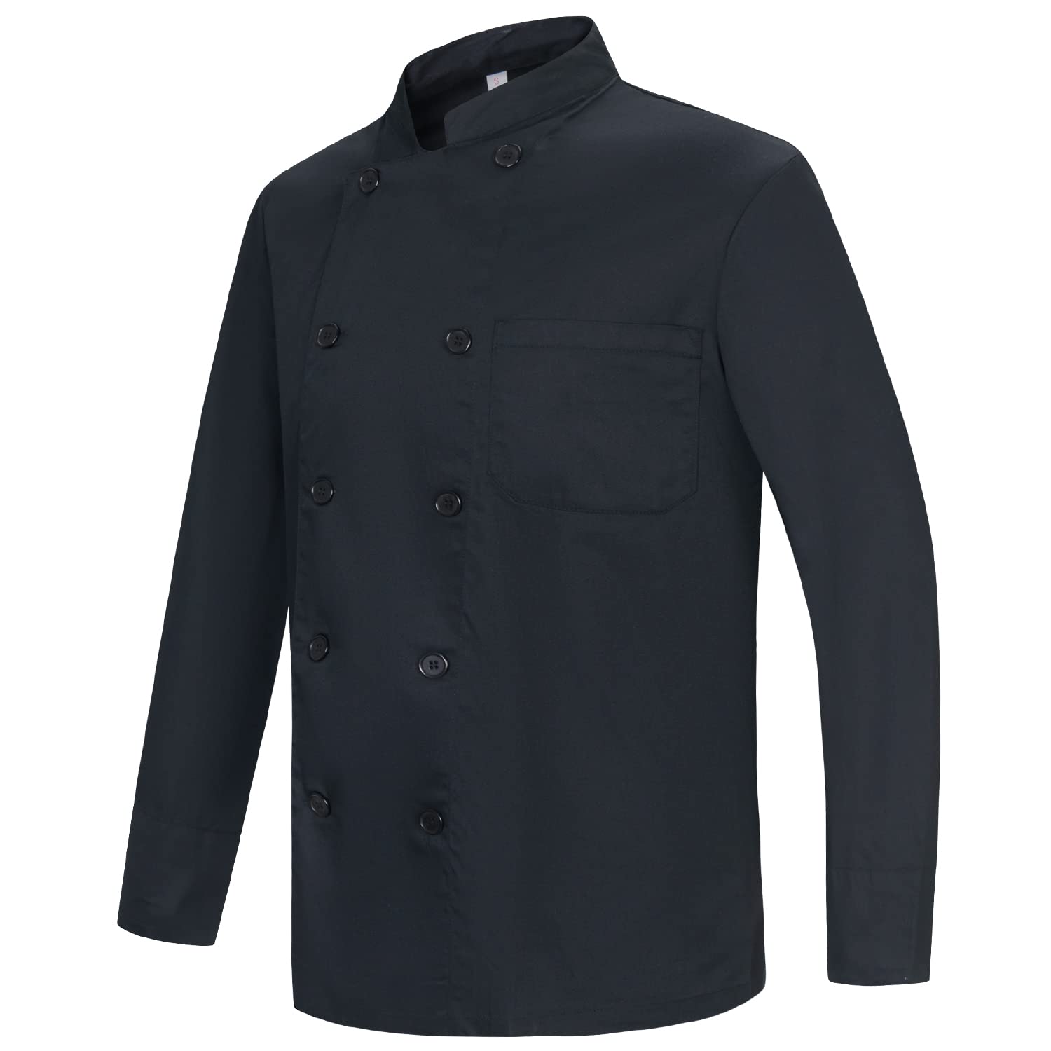 MISEMIYA - Veste de Chef pour Hommes - Veste de Chef pour Hommes - Uniforme d'accueil - Ref.842-5XL, Giacca da Cuoco 842 - Nero