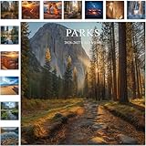 Gannyfer 2026 Wall Calendar, 18 Months National Parks Calendar 2026-2027, January 2026 to June 2027, Large Wall Calendar 2026, 12
