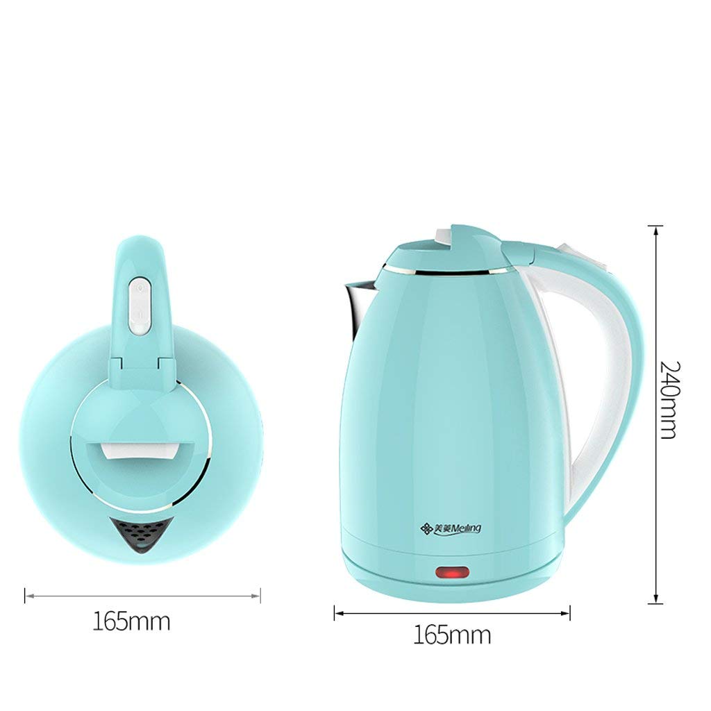 Kettle Home Apagado automático Acero inoxidable 304 1.8L Diseño silencioso 1500W (Color : PINK) Present