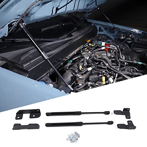 Daeiclru Front Hood Lift Supports Shocks Compatible with Ford Maverick 2022-2025, Car Front Hood Lift Supports Kit Assist Hydraulic Rod Gas Charged Strut Shock Lifting Bracket Accessories (Black)