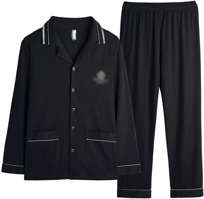 Pajamas Men's Spring and Autumn Long-sleeved Loungewear Cotton Suit