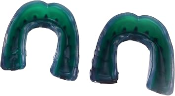 Shield Sports 2 Pack Extreme Triple Density Adult Mouth Guard, Green Tint