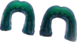 Shield Sports 2 Pack Extreme Triple Density Adult Mouth Guard, Green Tint