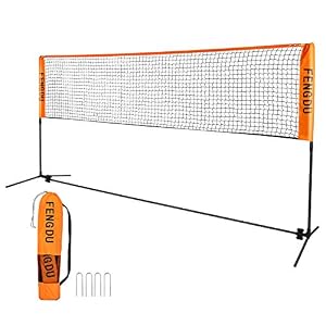 FENGDU Tragbares Badminton-Netz-Set 3m