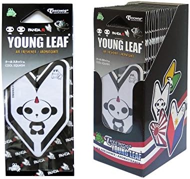 YLCS99 Japan Tree Frog Cool Squash Scents JDM Hanging Air Freshener, 1 Box, 24 Piece