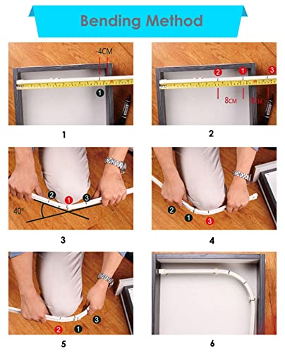 Barra de riel duradera Duain con soporte versátil de techo y pared 7