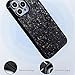 BnMvF Hexafiber Phone Case,Forged Carbon Fiber Flakes Case,All-Inclusive,Support Wireless Charging,Anti-Slip Sides for iPhone Series (for iPhone 16 Plus,Pink)