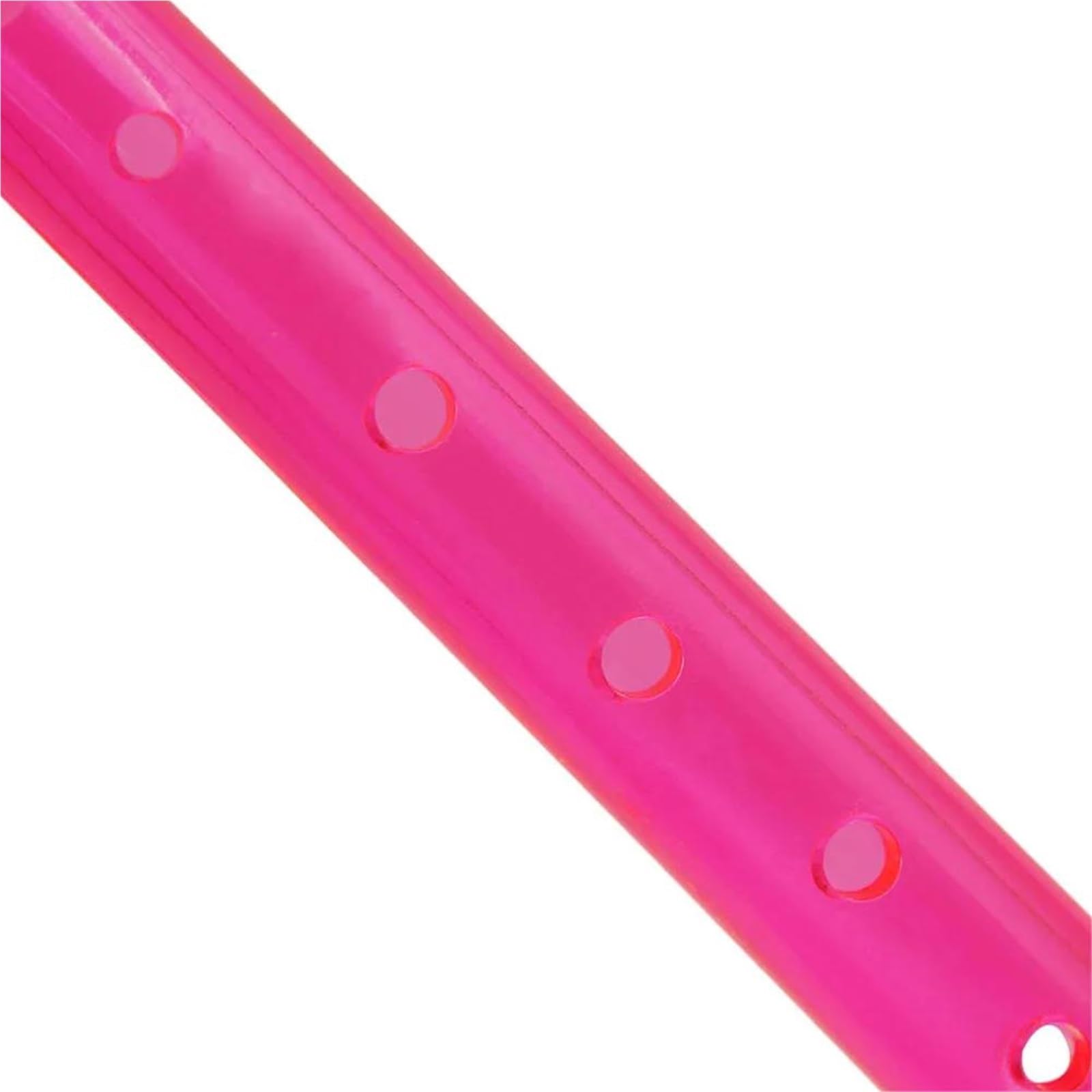 Flauto Dolce Professionale Strumento A Fiato Con Registratore Professionale In ABS Trasparente A 8 Fori (ideale Per Principianti)(Pink)