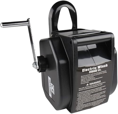 Miniatura 2 de Atlas Power Machines Marine BoatTrailer Utility Kit de cabrestante eléctrico, 2000 libras.