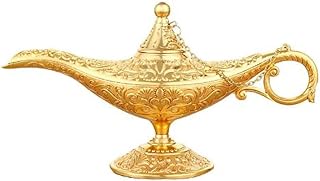 好縁店舗 魔法のランプ アラジン 金色 長さ21cm 高さ11cm 給湯 水差し 大きめ