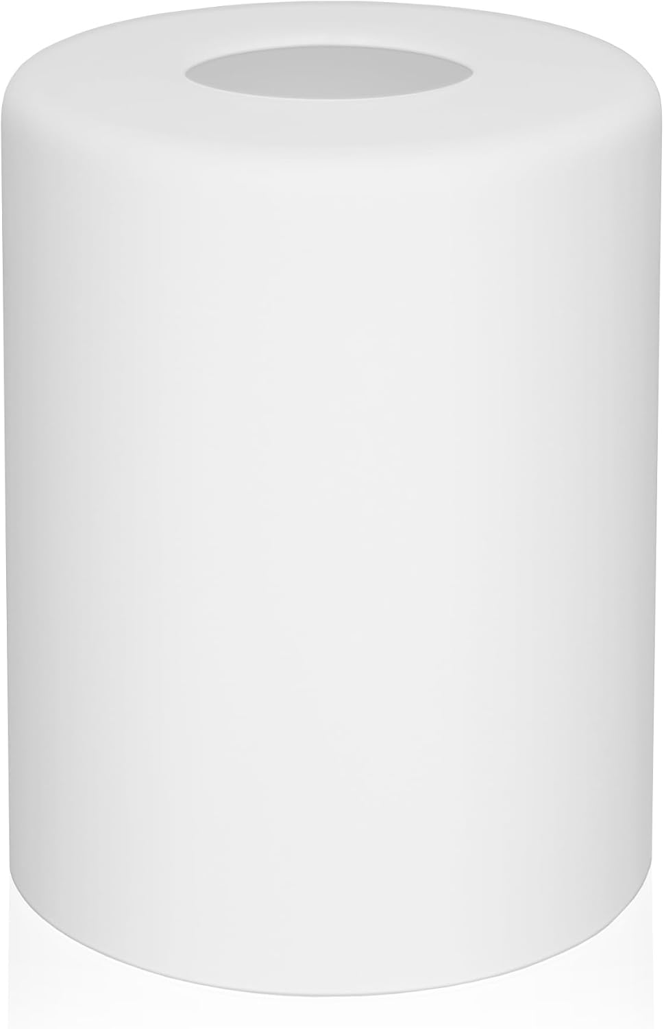 Ascher Milky White Frosted Glass Shade 1 Pack, Cylinder Glass Shade Covers Replacement for Vanity Light Fixtures Wall Sconces Pendant Light, Diameter 3.94”, Height 5.12"