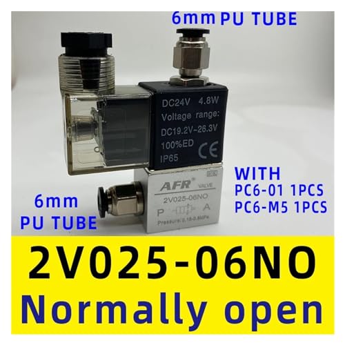 Électrovanne pneumatique 2V025-06NO AC36V type Airtac normalement ouvert 2/2 - 5