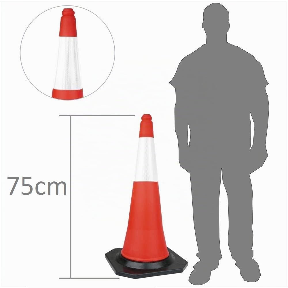 Dicoal dca03 Cône Base de caoutchouc, 75 cm
