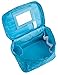 EN'DA professional Large Cosmetic Bag With Big Clear Mirror Full Of Capacity For Organize All Of Your Makeups (Blue)