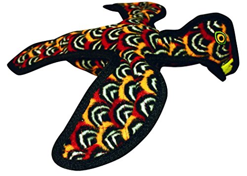 TUFFY - World's Tuffest Soft Dog Toy - Desert Vulture - Squeakers - Multiple Layers. Made Durable, Strong & Tough. Interactive Play (Tug, Toss & Fetch). Machine Washable & Floats.