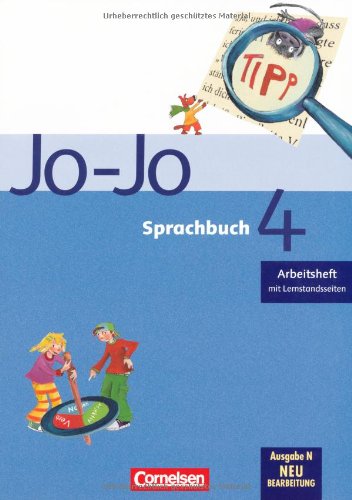 Jo-Jo Sprachbuch - Ausgabe N: 4. Schuljahr - Arbeitsheft: Mit