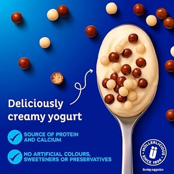 Müller Corner Vanilla Chocolate Balls 124g | Case of 6