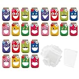 Tarjetas de caramelos de San Valentín – Tiendas de intercambio, porta golosinas | Juego de 50 piezas para fiesta de aula con tarjetas de regalo de papel, bolsas de aperitivos, accesorios de