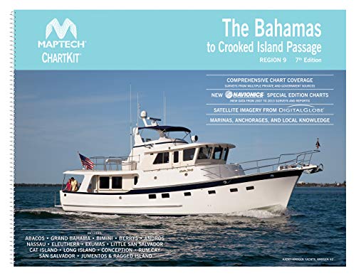 ChartKit Region 9: The Bahamas to Crooked Island Passage, MAPTECH® 7th Ed