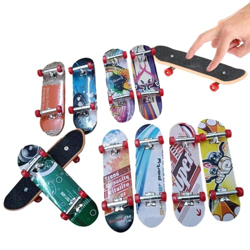 Tablas de dedos para niños, coleccionables, monopatines para dedos, monopatines de dedo, monopatines de juguete para dedos, regalos para amantes del skate, patinadores de dedos, regalos de fiesta de