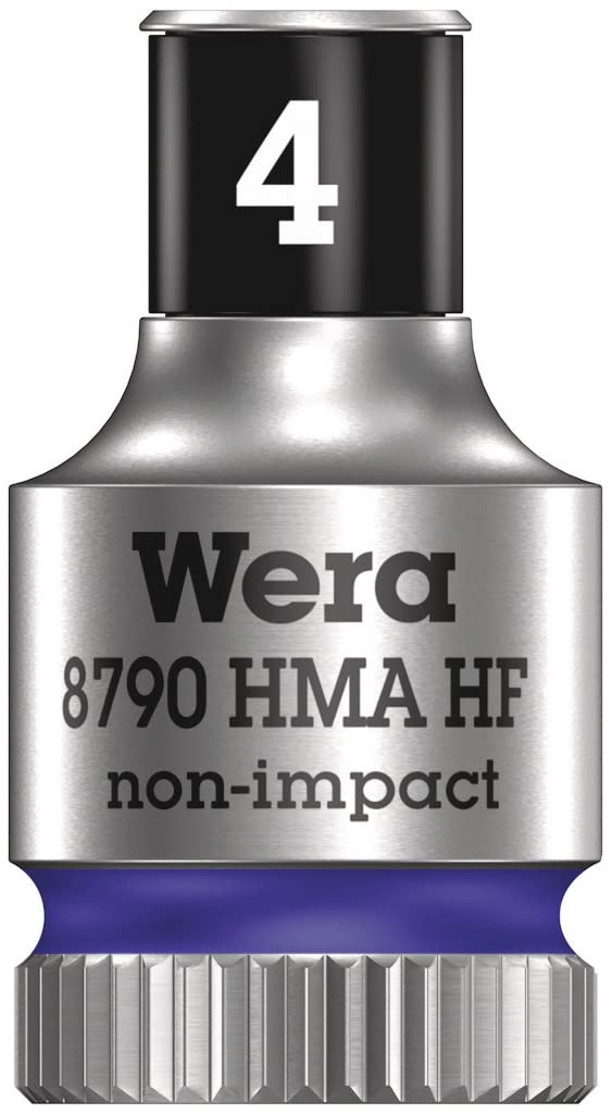 Wera 05003717001 8790 HMA HF Zyklop Socket - 1/4" - Holding Functi...