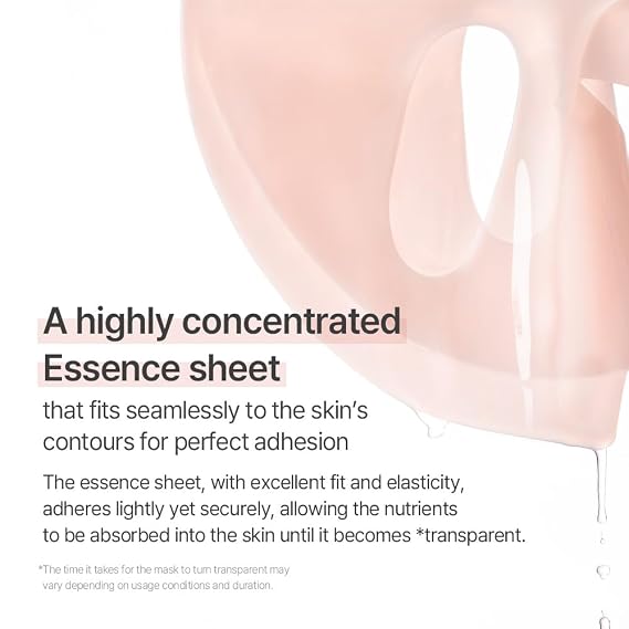 mixsoon PDRN Collagen Hydrogel Face Mask - Deeply Hydrating & Firming, Elasticity, Collagen Peptide Skin Treatment Mask 35g x5ea Korean Glass Skin Care for All Skin Types
