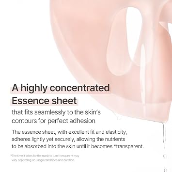 mixsoon PDRN Collagen Hydrogel Face Mask - Deeply Hydrating & Firming, Elasticity, Collagen Peptide Skin Treatment Mask 35g x5ea Korean Glass Skin Care for All Skin Types