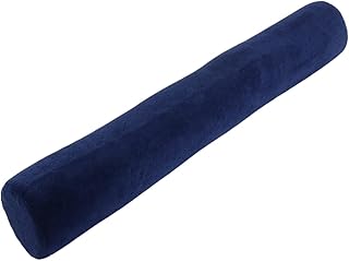 Almohada Cervical Cilíndrica Viscoelástica Multifuncional, Espuma Viscoelástica, Color Azul Oscuro, Soporte Ergonómico para Cuello y Espalda, Adecuado para Uso Cama, Escritorio y Yoga