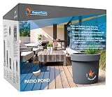 Capacité : 115 l Superfish Bassin de terrasse préformé idéal pour terrasse ou terrasse Volume 115 l