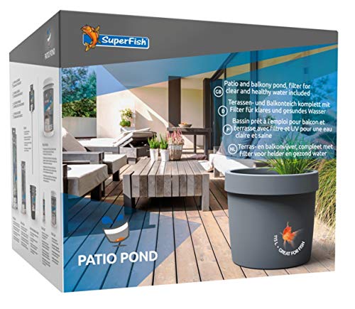 Superfish Patio Pond - Preformed Pond, Perfect for a Patio or Terrace. 115 Litre Volume